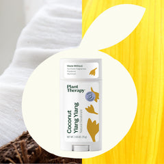 Plant Therapy aluminum-free deodorant packaging showcasing eco-smart design.