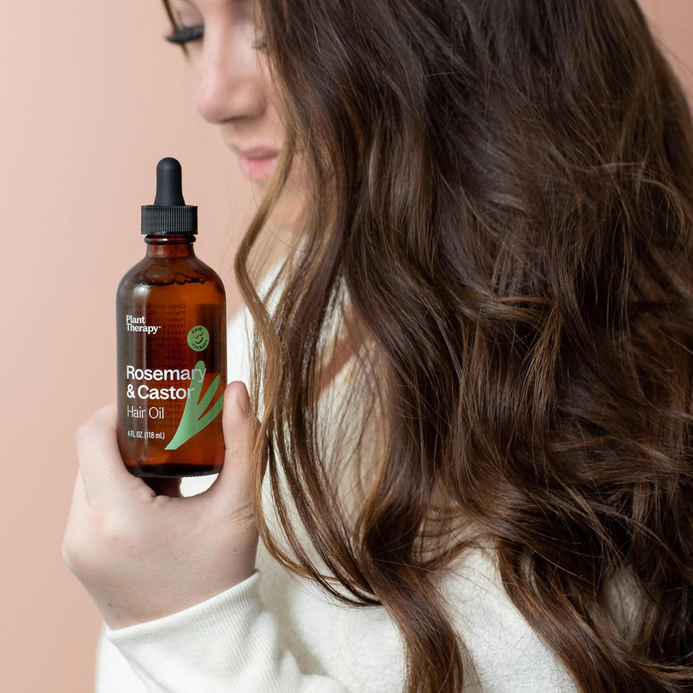 Plant Therapy healthy scalp oil application supports balanced hair growth.