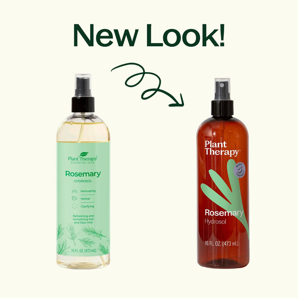 Hair care usage of rosemary hydrosol for shine and freshness