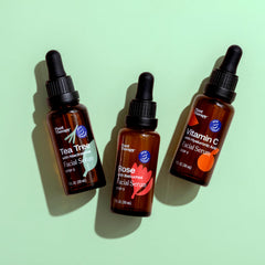 Plant Therapy Serum texture close-up shows lightweight, non-greasy formula