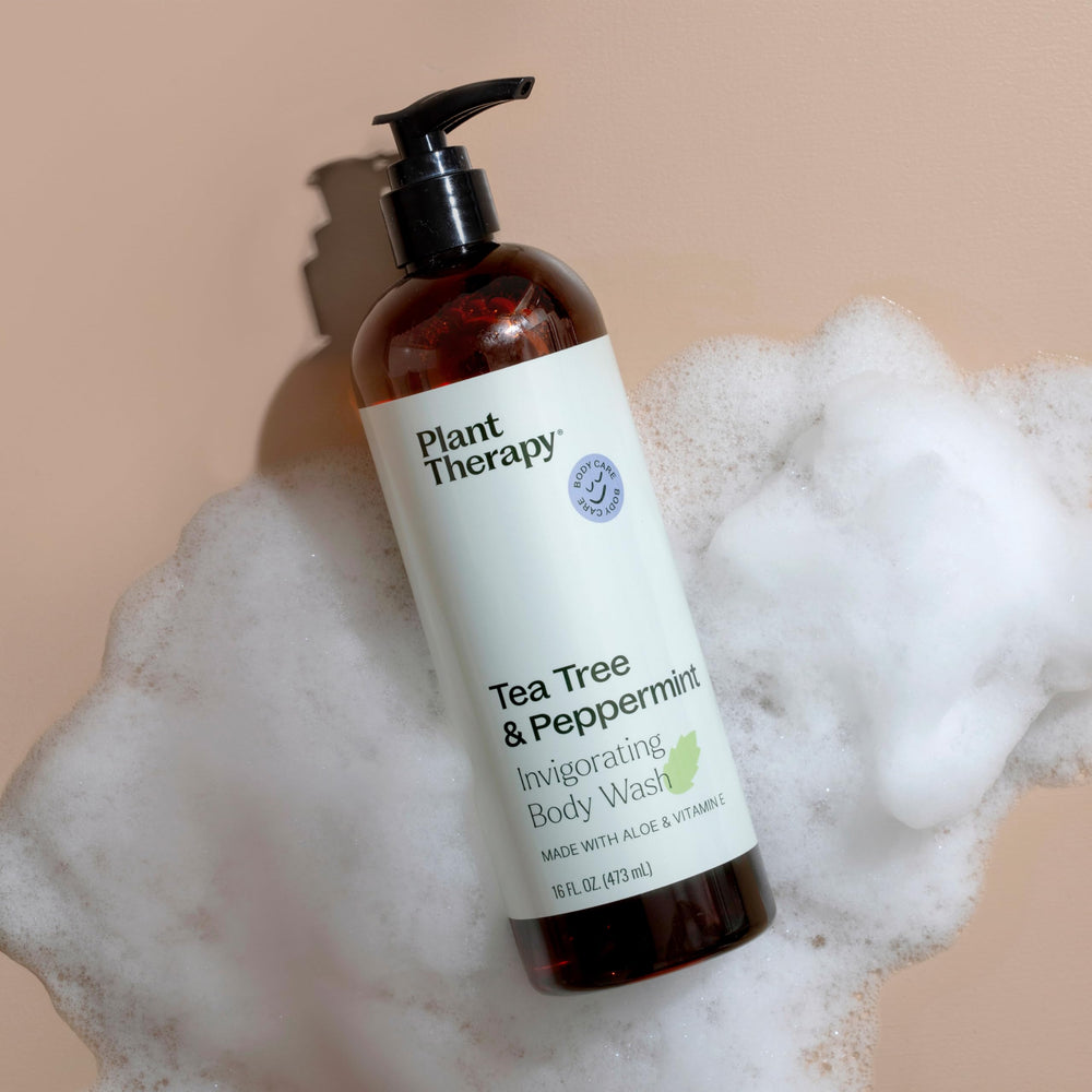 16 oz bottle in a clean design for daily showers and travel.