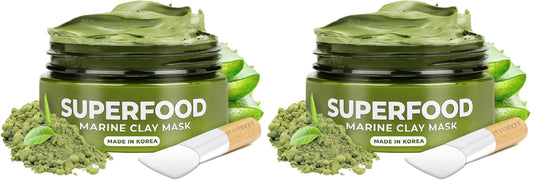 Plantifique Korean Clay Mask packaging highlights vegan formula for face and body.