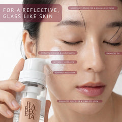 PLARECETA Firming Bubble Toner foam dispenser ready for fresh application.