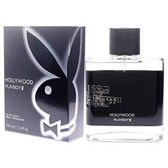 Playboy Hollywood 100 ml bottle ideal for travel and daily wear.