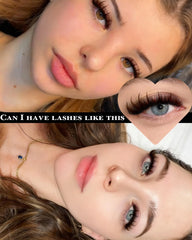 Pleell brown cluster eyelashes with spikes for anime-inspired eye drama.
