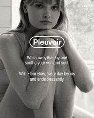 Pleuvoir Take Me Home being applied on skin demonstrates quick absorption for daily use.