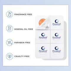 Plexaderm Rapid Reduction Eye Serum portable 30 single-use pods for daily skincare.