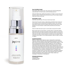 Plexus Joyome after-use close-up showing radiant, refreshed skin