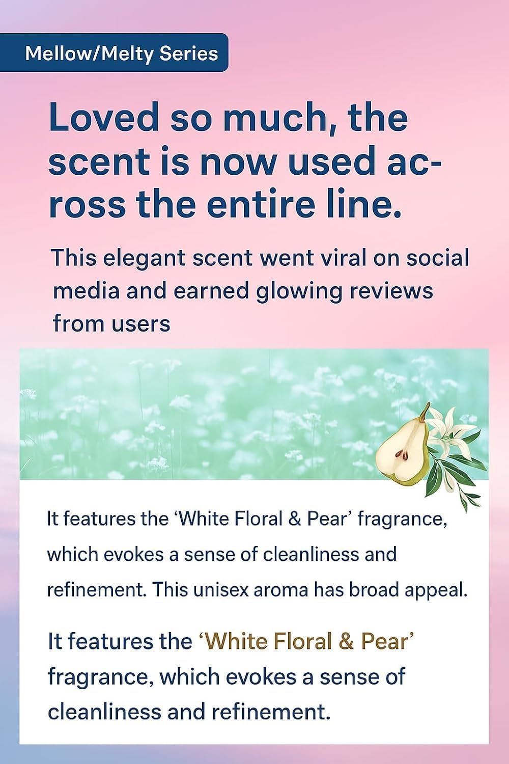 Plus eau Mellow with argan oil nourishes damaged strands.