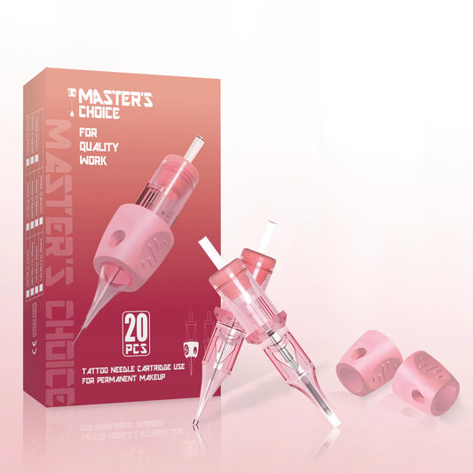 PMUBEAUTY disposable tattoo cartridge needles 1RL 0.25mm round liner for precise brows.