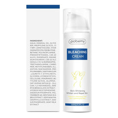 POBEMY cream on skin after use reveals soft, hydrated finish