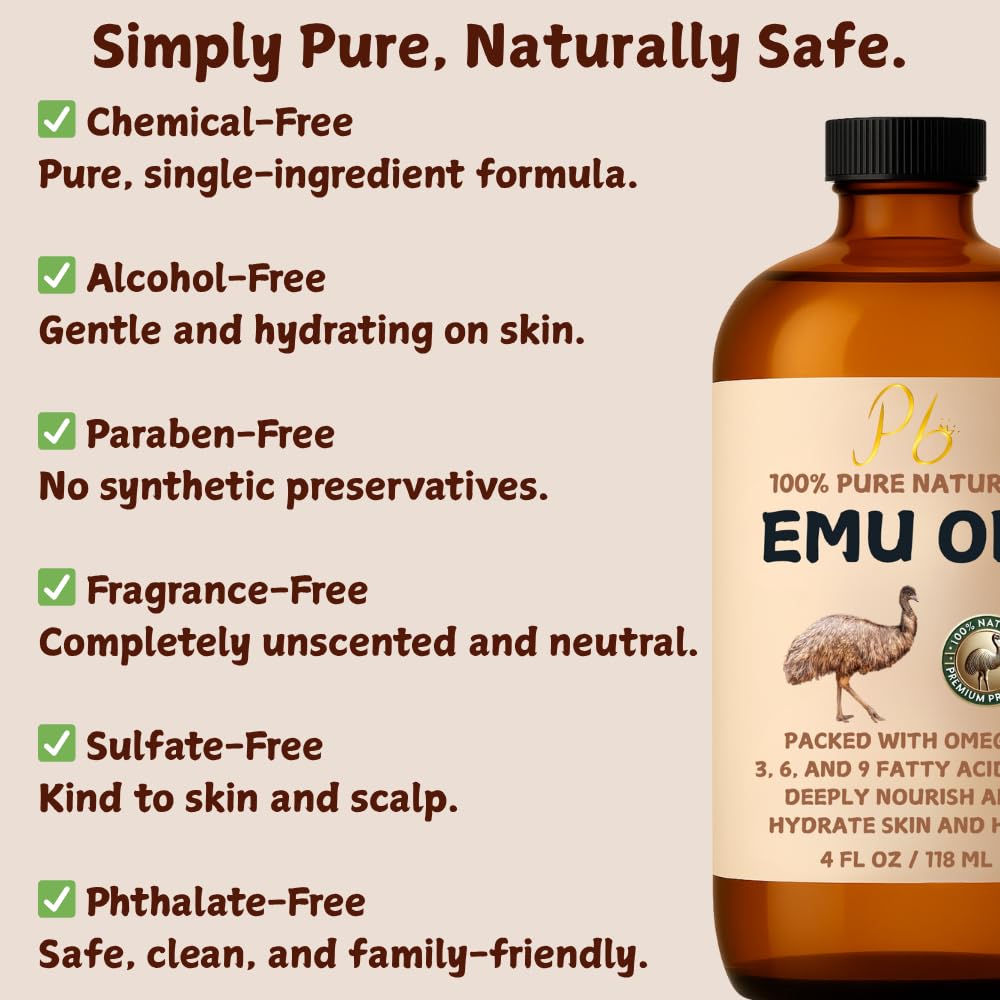 Pomberries Emu Oil hair conditioner for smoother strands.