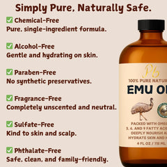 Pomberries Emu Oil hair conditioner for smoother strands.