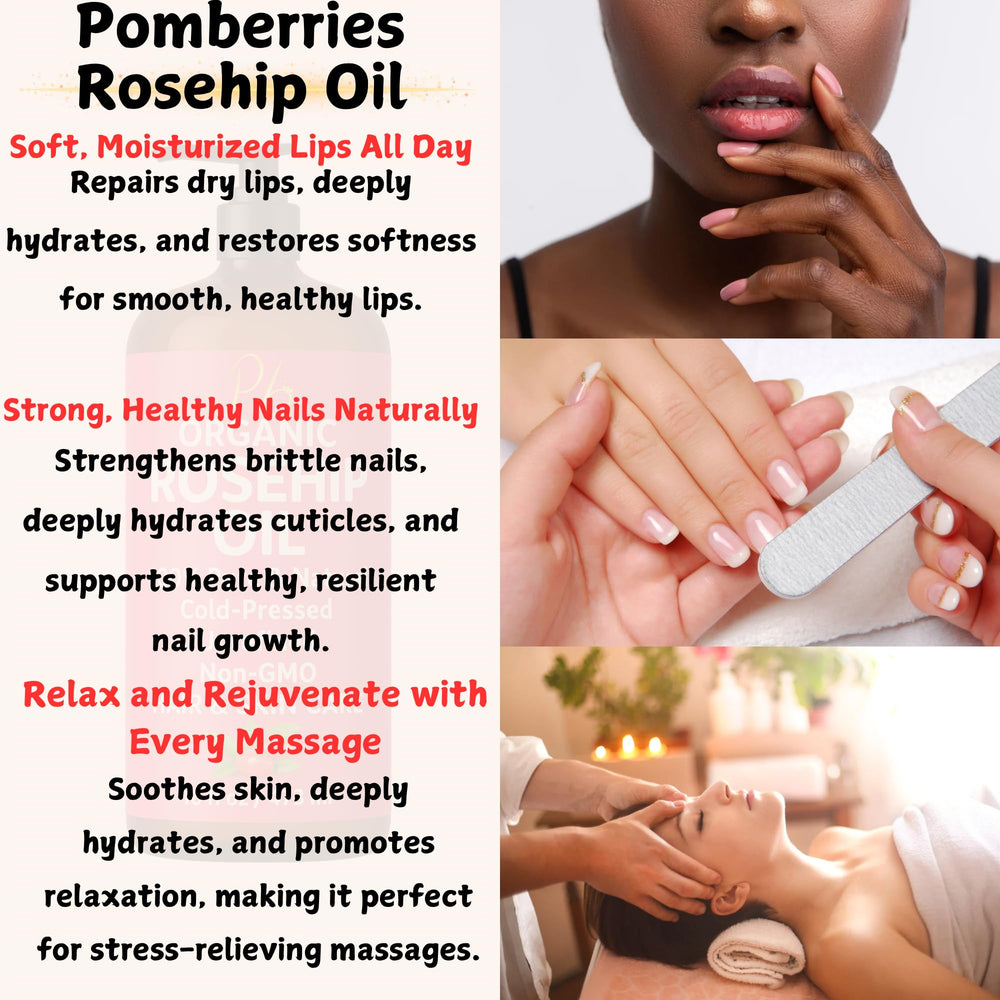 Hexane-free, cold-pressed, unrefined rosehip oil purity.