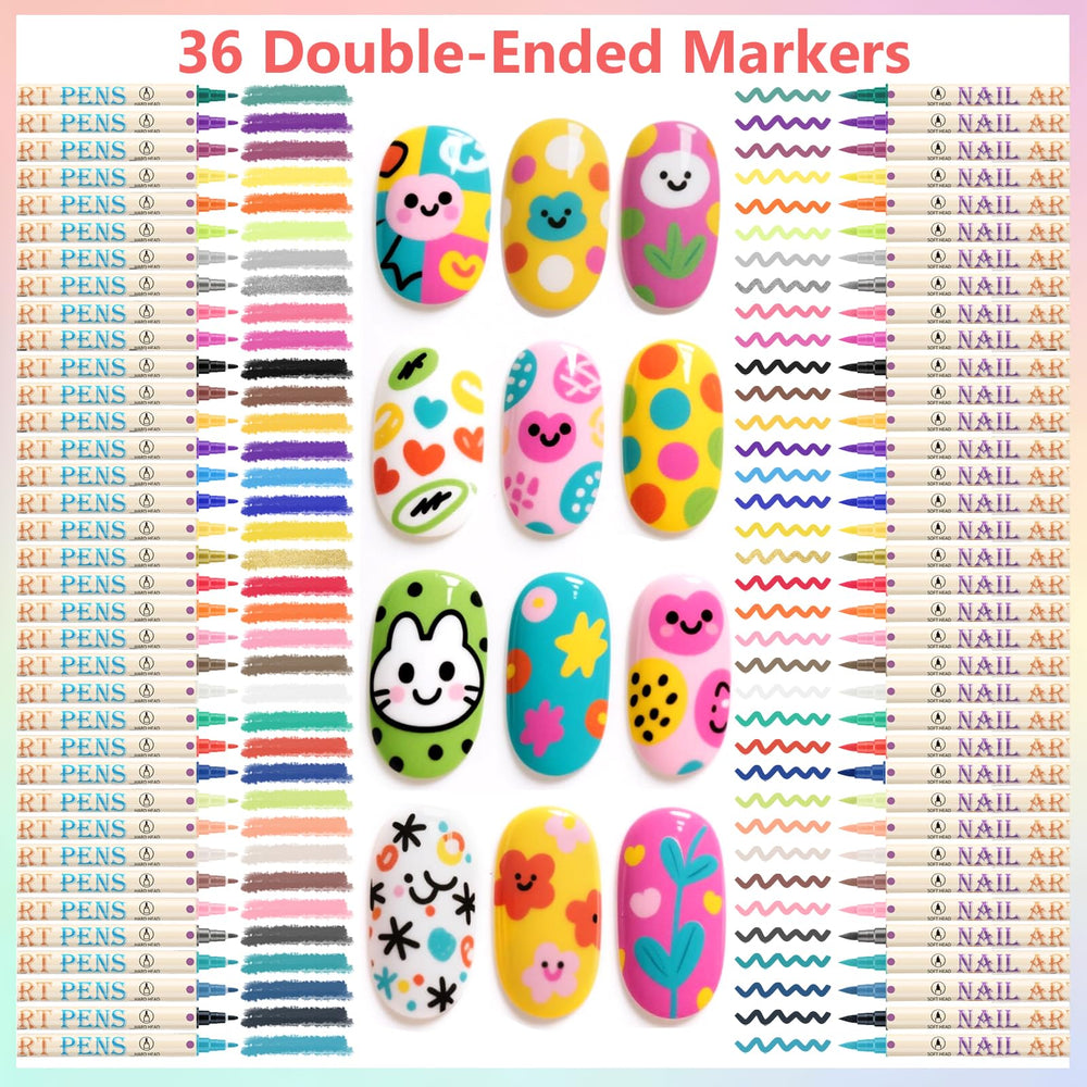 Ponhey easy-use nail art pens for beginners and pros alike.
