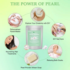 Ponhey Pearl Powder packaging highlighting natural ingredients