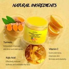 POP MODERN.C turmeric kojic acid cleansing pads ingredients with turmeric and vitamin C.