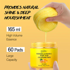 POP MODERN.C turmeric kojic pads serum bottle highlights nourishing formula.