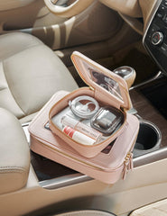 Popvibe compact 5x4.7x2 inches design helps organize daily essentials.