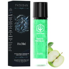POSEIDON stencil transfer gel bottle for crisp tattoo outlines