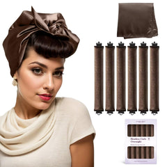 Posicurly overnight curlers 6-pack for heatless night styling