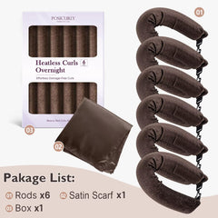 Posicurly satin hair scarf included protects hair during sleep