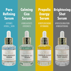 Pour La Peau hydrating serum application for daily moisture.