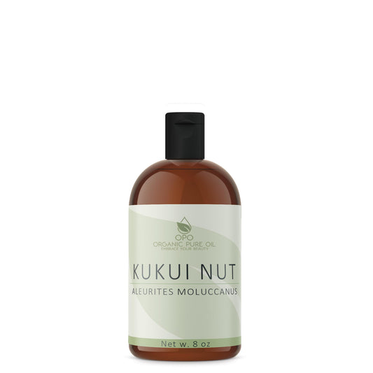 Pousutong Kukui Nut Oil bottle prepared for daily skin and hair moisturizing.