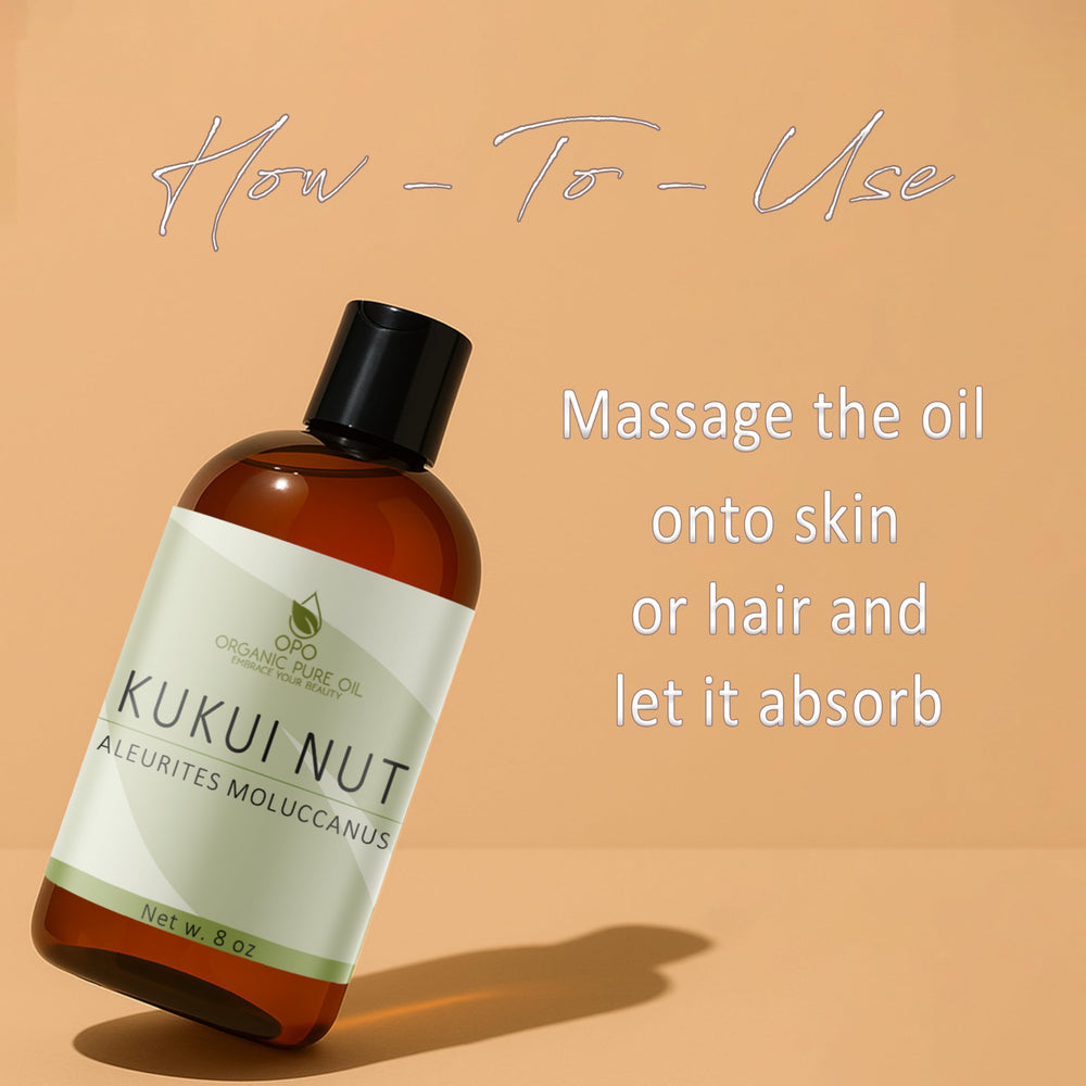 Pousutong Kukui Nut Oil on skin demonstrates deep hydration potential.