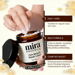POYICGS Alcura Nerve Cream applied to hands for targeted relief