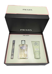 Prada Infusion Iris body lotion tube delivering smooth, hydrated skin