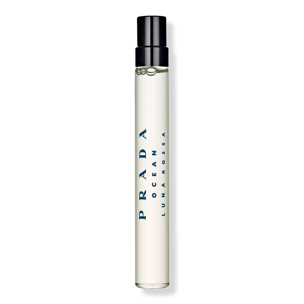 Prada Ocean Luna Rossa travel-size cap close-up highlighting aroma diffusion potential