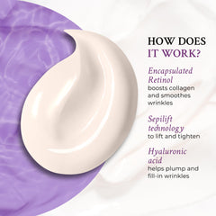PRAI Beauty neck cream label highlights retinol and hydration benefits