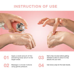 Decolletage application using Praiasol serum for even skin tone