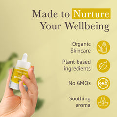 Pranarom Calm Treatment Moisture Oil packaging box on shelf, ready for daily use.