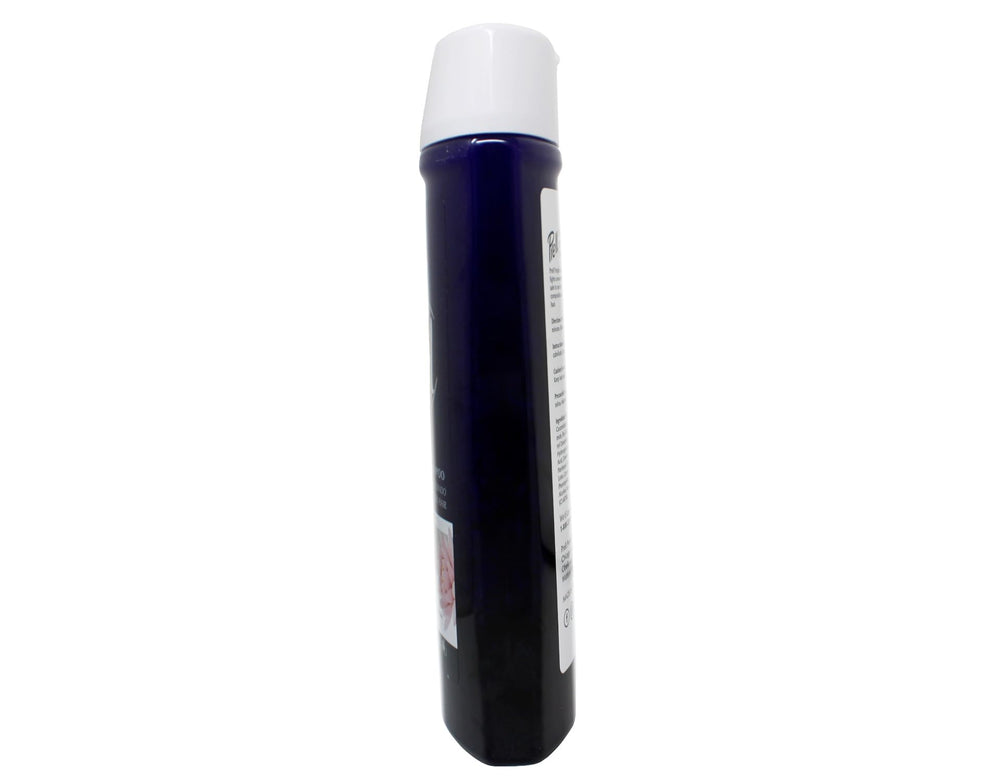 Prell Lotus Flower bottle in bathroom for daily color-safe care