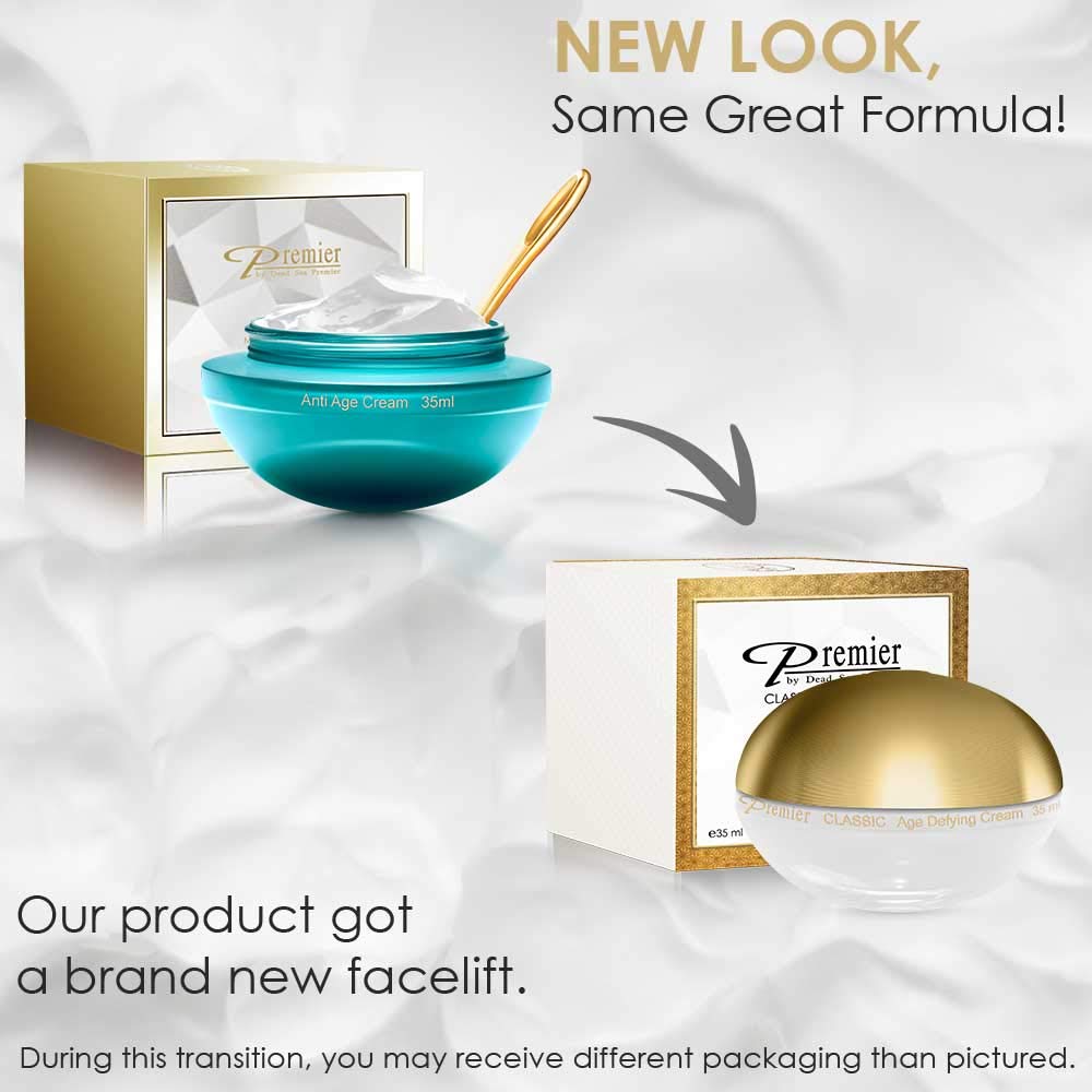 Premier Dead Sea minerals bottle closeup highlighting mineral rich formula