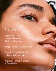 Premier Vitamin C Serum silky texture close-up for quick, non-greasy absorption