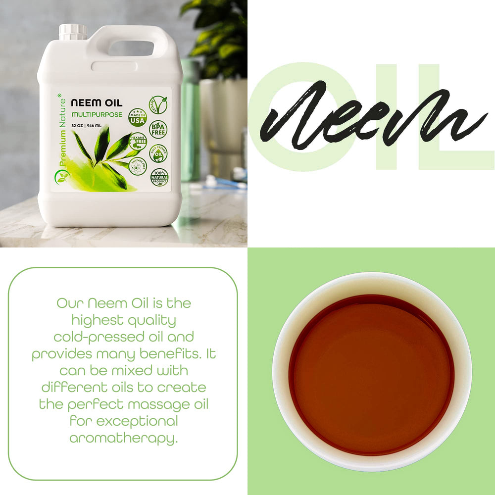 Premium Nature Neem oil outdoor garden spray helps deter pests naturally.