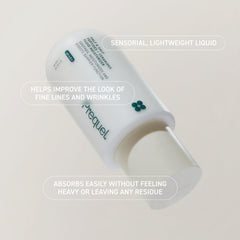 Fragrance-free Prequel bottle designed for sensitive and reactive skin types.