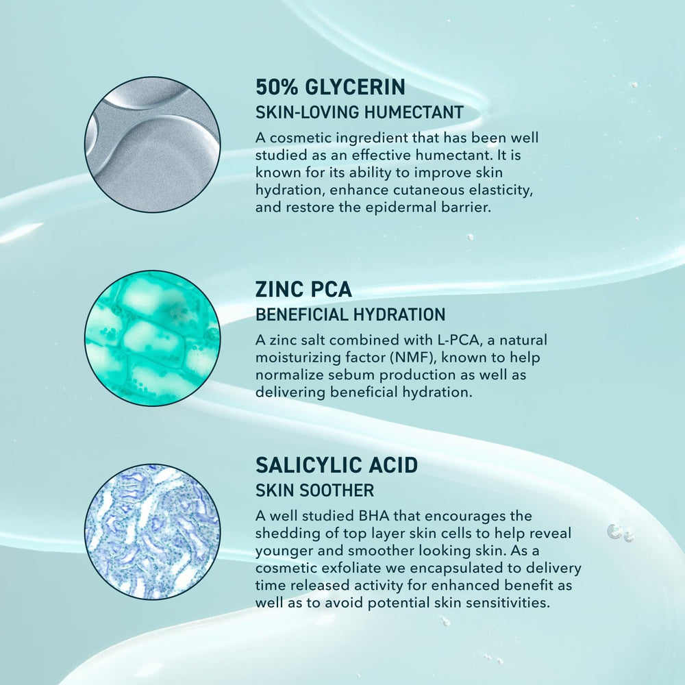 Prequel Skin Gleanser SA glycerin-rich lather delivering deep moisture.