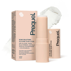Prequel Skin Scar Solutions Stick front view with occlusive moisture barrier.