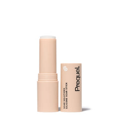 Prequel Skin Scar Solutions Stick side view emphasizing compact, travel-friendly design.