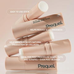 Prequel Skin Scar Solutions Stick vitamin e infusion nourishes skin.