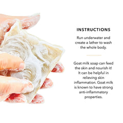 Pretty farm girl natural skincare routine featuring tallow honey soap as a daily cleanse.