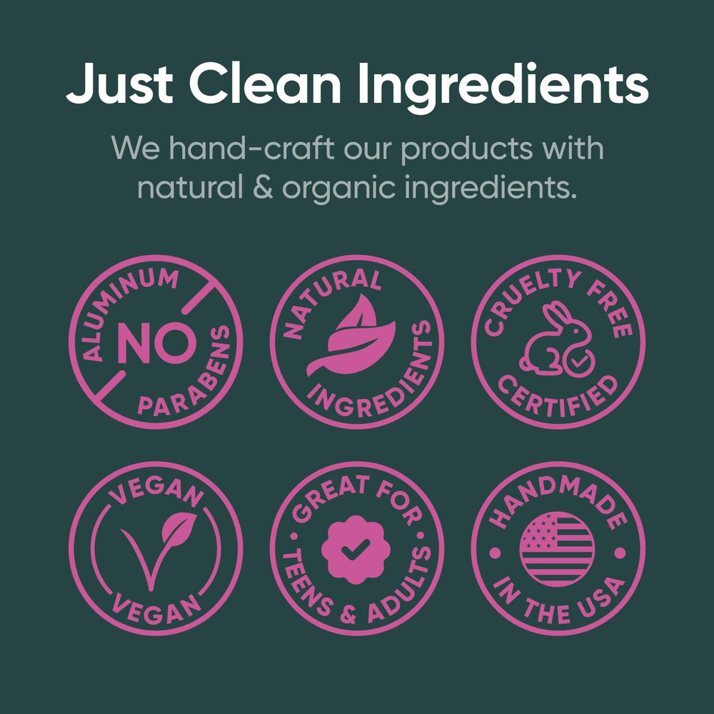 Pretty Frank arrowroot ingredient highlights gentle moisture control in the formula.