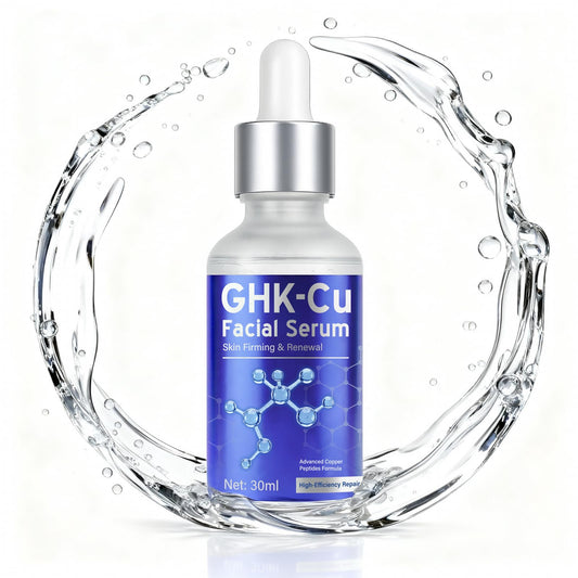 Prettypum GHK-Cu serum bottle ready for daily skin care