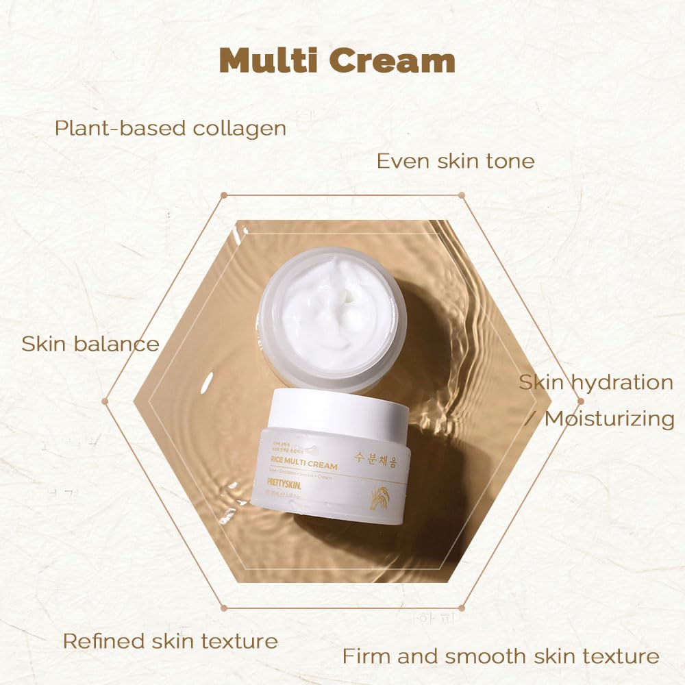 PRETTYSKIN Lightweight cushiony cream absorbs quickly into skin