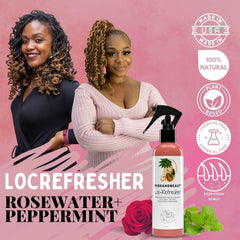 Pride and Beauty Green Tea extract image suggesting strengthened strands and reduced shedding.
