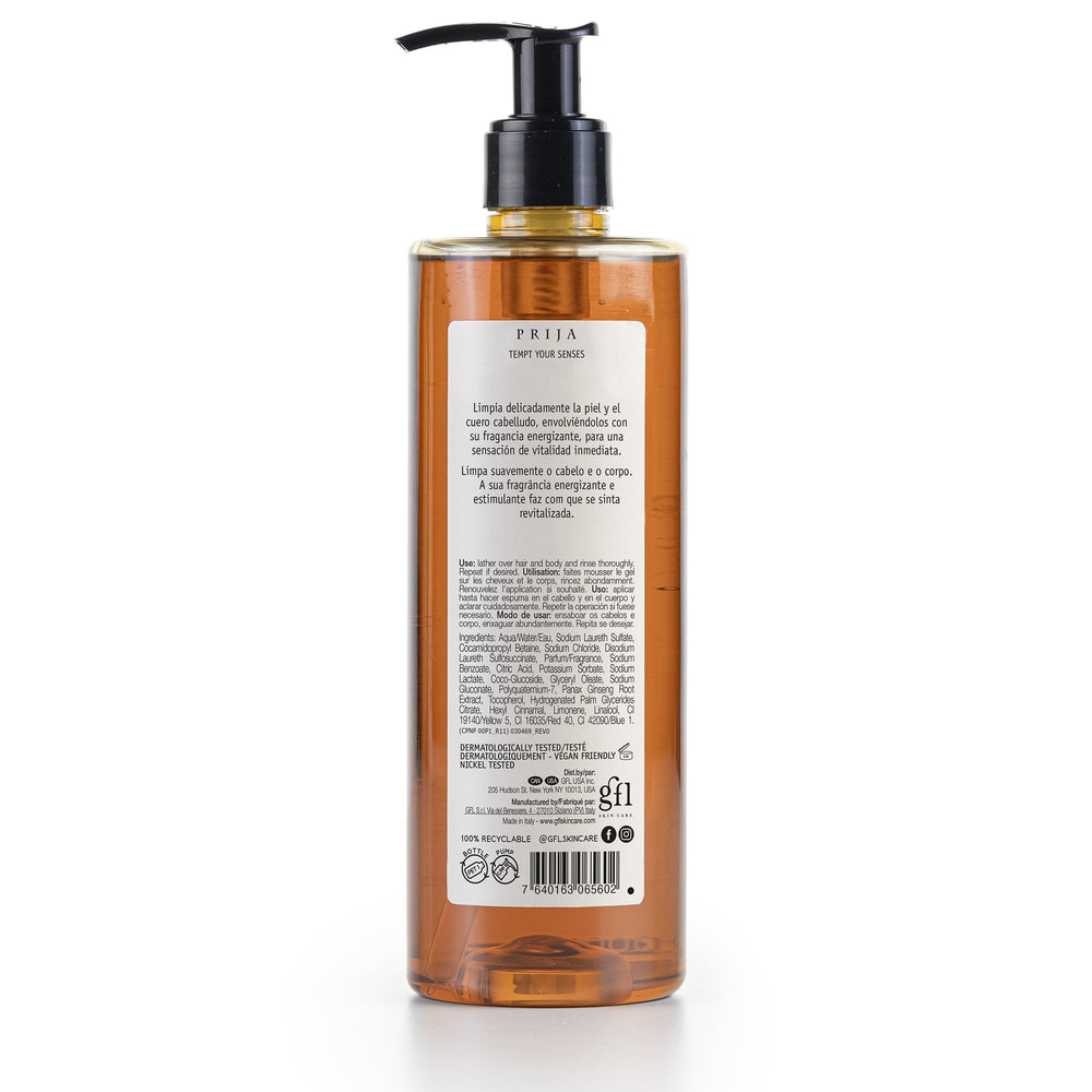 Prija ginseng root extract visual emphasizing skin vitality